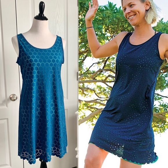 title 9 Dresses & Skirts - NWOT Title 9 Laser Cutout Athletic Dress in Teal